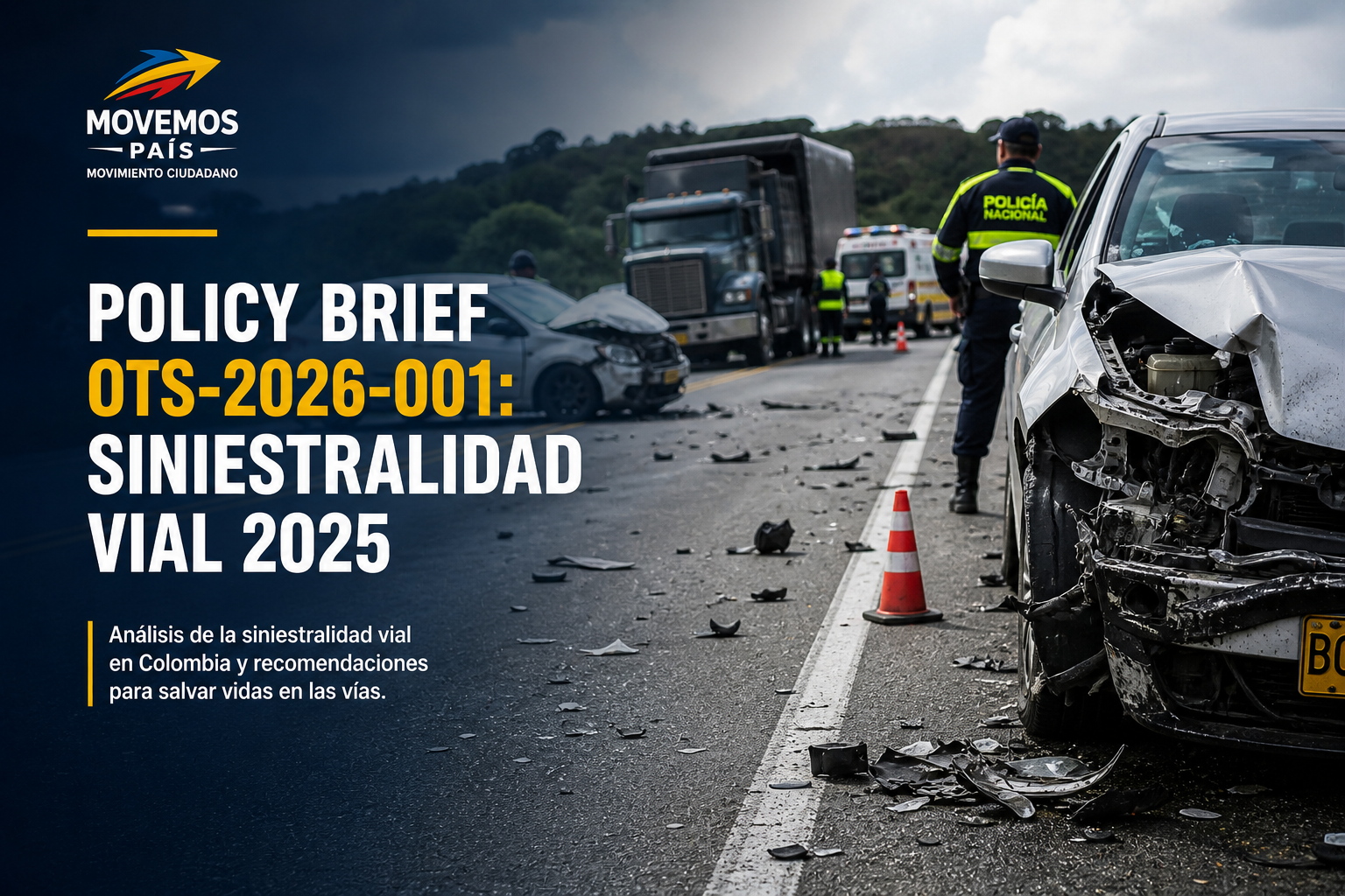 Policy Brief OTS-2026-001 — siniestralidad vial 2025